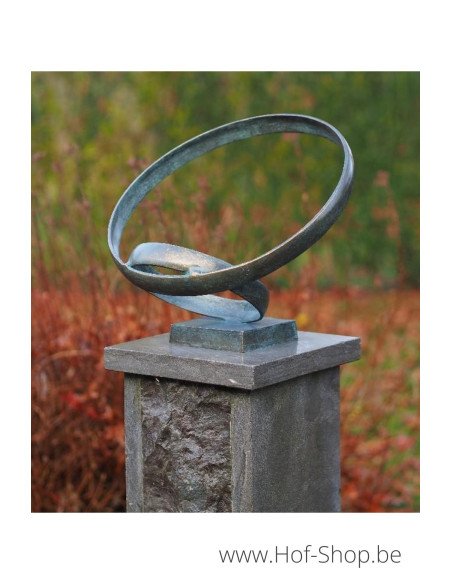 Sculpture moderne 'Together' - statue en bronze (AN2701BR-VI)