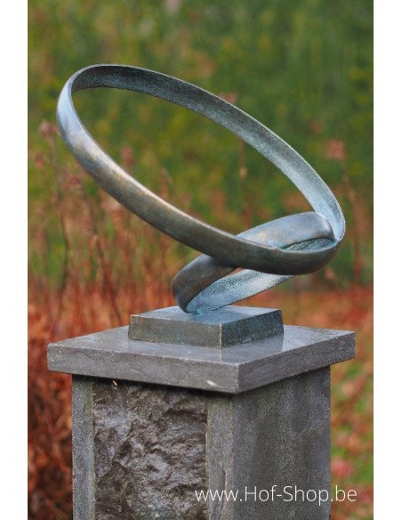 Sculpture moderne 'Together' - statue en bronze (AN2701BR-VI)