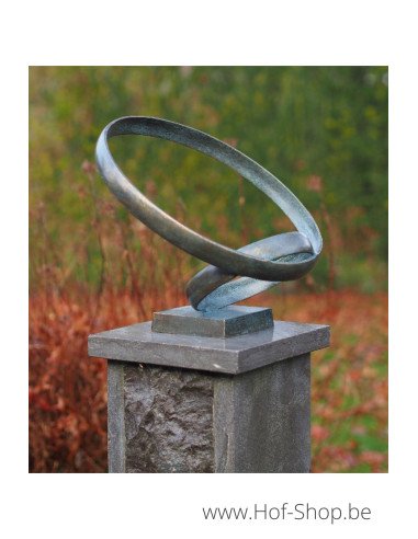 Moderne sculptuur 'Together' - bronzen beeld (AN2701BR-VI)