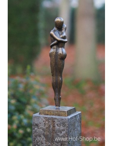 Couple d'amoureux modernes - statue en bronze (AN2702BR-BI)