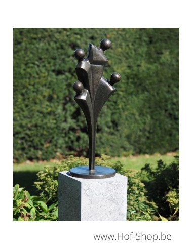 Famille moderne - statue en bronze (AN2755BR-BI)
