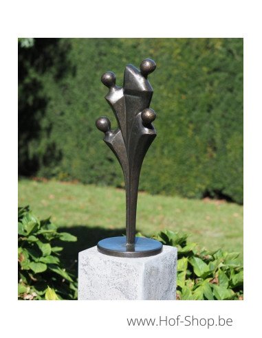 Famille moderne - statue en bronze (AN2755BR-BI)
