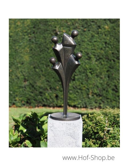 Famille moderne - statue en bronze (AN2755BR-BI)