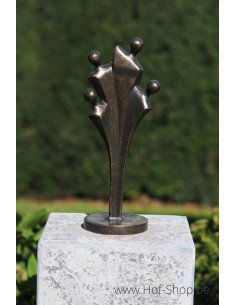 Famille moderne - statue en bronze (AN2756BR-BI)