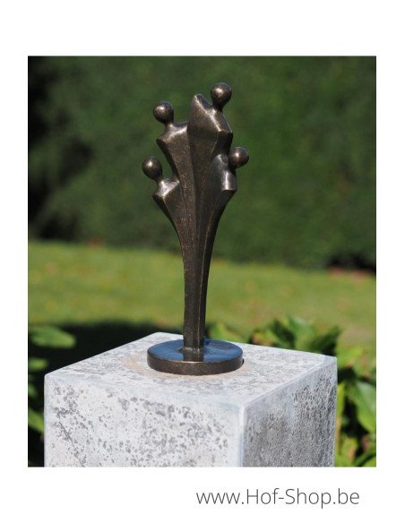 Famille moderne - statue en bronze (AN2756BR-BI)
