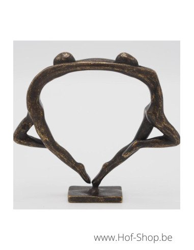 Petit couple de danseurs modernes - statue en bronze (AN2831BR-BI)