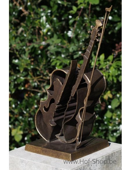Violin modern - statue en bronze (AN2846BRW-BI)