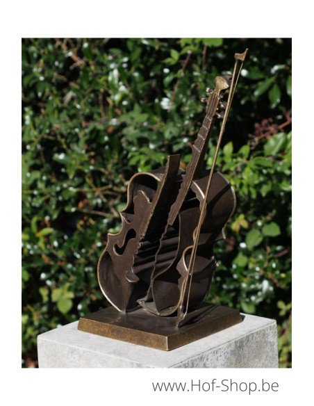 Viool modern - bronzen beeld (AN2846BRW-BI)