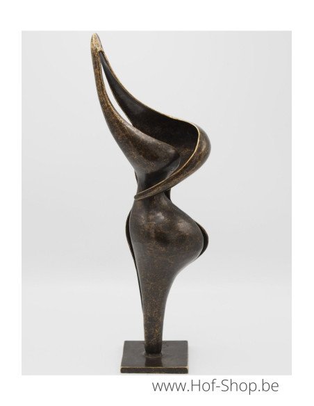 Abstract sculpture - statue en bronze (AN2856BR-BI)