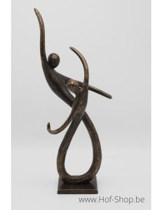 Modern danspaar - bronzen beeld (AN2888BR-BI)