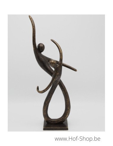 Modern danspaar - bronzen beeld (AN2888BR-BI)
