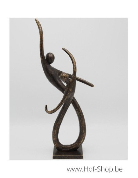 Modern danspaar - bronzen beeld (AN2888BR-BI)