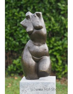 Buste féminin moderne - statue en bronze (AN3551BR-BI)