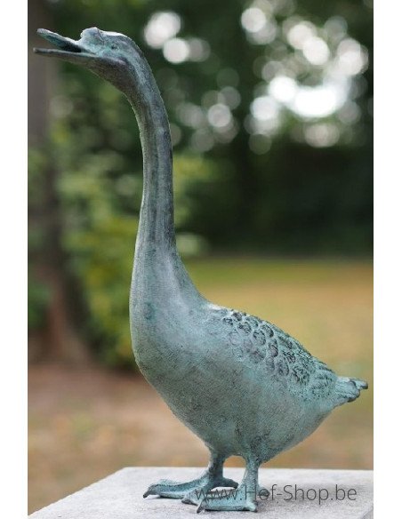 Oie - statue en bronze (AN5425V)