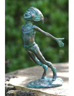 Pixie avec les bras en arrière - statue en bronze (BS1405V)