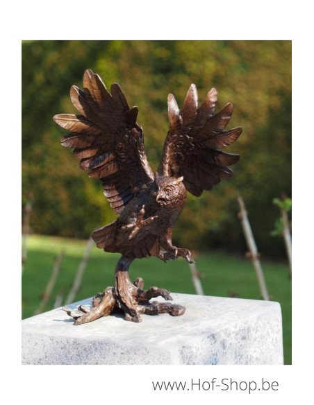 Hibou volant - statue en bronze (BS61021)