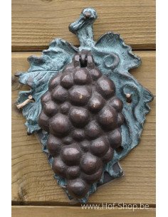 Deurklopper druiventros - bronzen beeld (DR6548B)