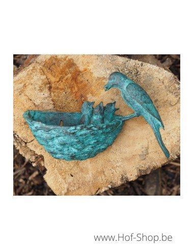 Nid d'oiseau - statue en bronze (GA0396BR-B)