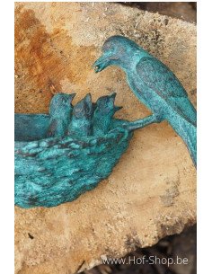 Nid d'oiseau - statue en bronze (GA0396BR-B)