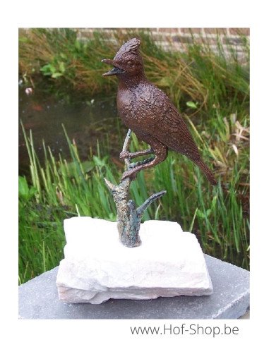 Oiseau sur branche - statue en bronze (GA0401BR-B)