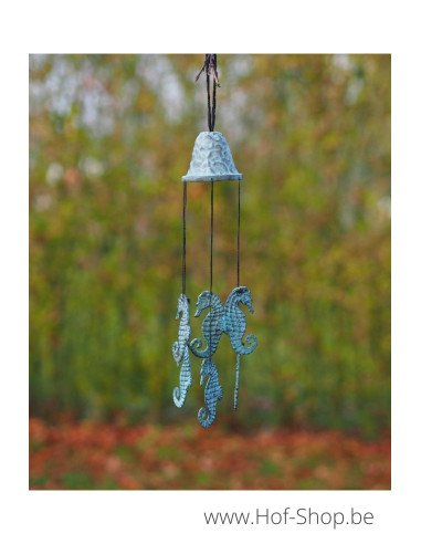 Carillons éoliens en bronze hippocampes - statue en bronze (WC0095BR-V)