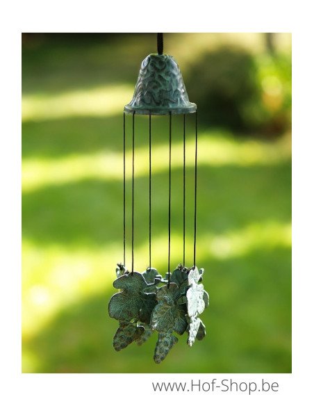 Carillon éoliens avec des grappes de raisin - statue en bronze (WC15228V)