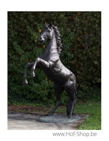 Cheval d'élevage - sculpture en bronze (B910R)