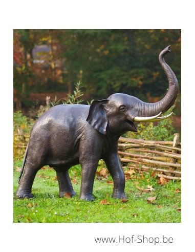 Olifanten fontein - bronzen beeld (B944)