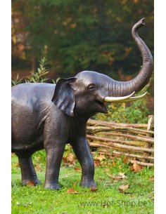 Fontaine d'éléphant - statue en bronze (B944)