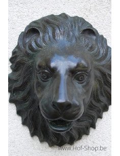 Fontaine à tête de lion - statue en bronze (B1087)