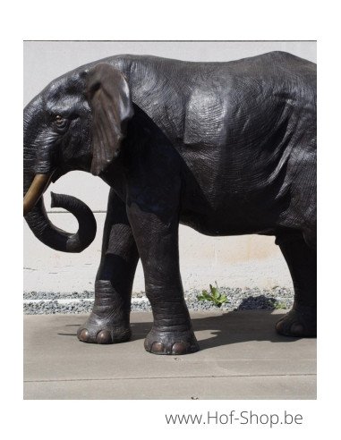 Gros éléphant - statue en bronze (B944)