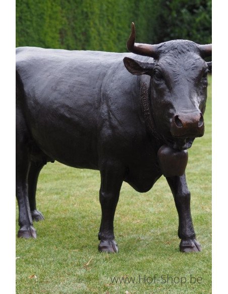 Vache d'Herens - statue en bronze (B91154)