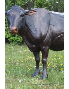 Grosse vache - statue en bronze (B91154)