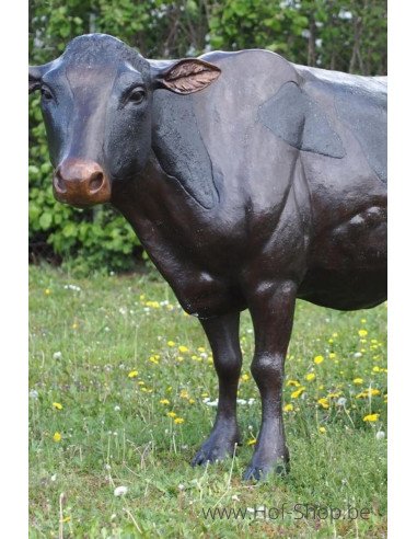 Grosse vache - statue en bronze (B91154)