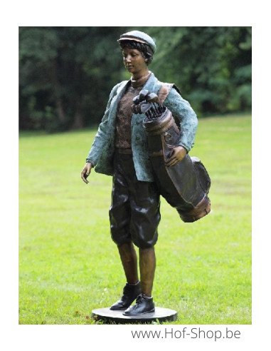 Golfeur - sculpture en bronze (B52121)