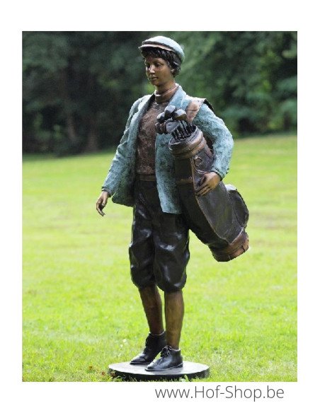 Golfeur - sculpture en bronze (B52121)