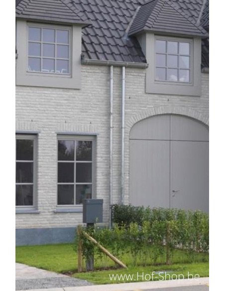 Albo Topa sur pied RAL 9016 - boîte aux lettres en aluminium