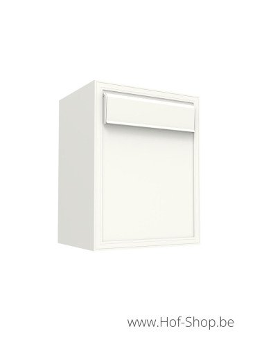 Boxis RAL 9016 type 542/D/505 (40 x 31 x 24 cm) - brievenbus aluminium
