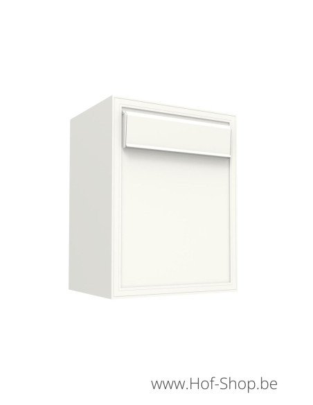 Boxis RAL 9016 type 542/D/505 (40 x 31 x 24 cm) - brievenbus aluminium