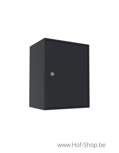 Boxis RAL 9005 type 542/D/505 (40 x 31 x 24 cm) - brievenbus aluminium