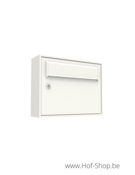 Boxis RAL 9016 - 544/515 (31 x 40 x 12 cm) - brievenbus aluminium