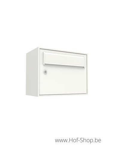 Boxis RAL 9016 - 544/D/515 (31 x 40 x 24 cm) - brievenbus aluminium