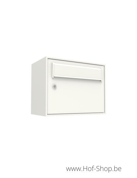 Boxis RAL 9016 - 544/D/515 (31 x 40 x 24 cm) - brievenbus aluminium
