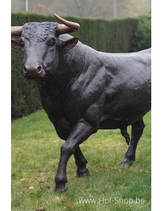 Grand taureau - statue en bronze (B76345)