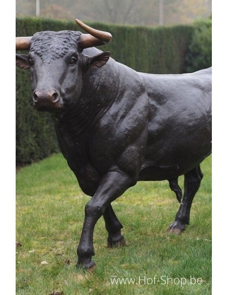 Grote stier - bronzen beeld (B76345)
