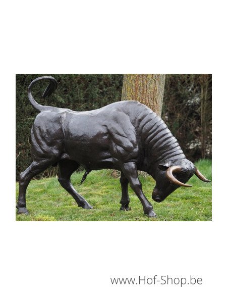 Taureau - statue en bronze (B82058)