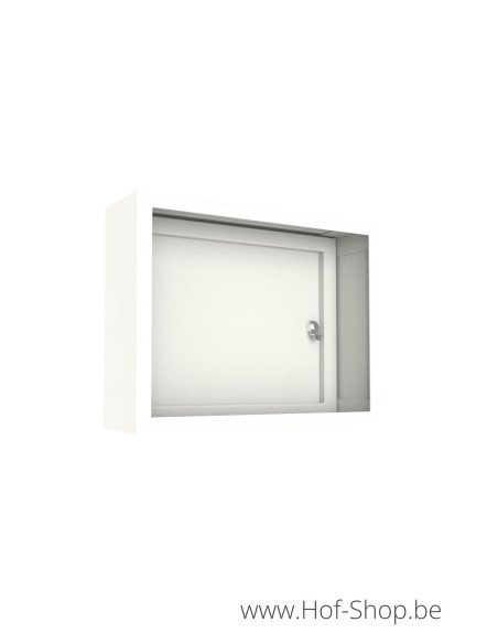 Boxis 547 RAL 9016 opvangbak - brievenopvangkast aluminium