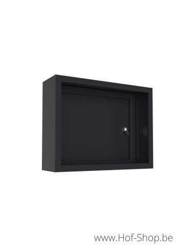 Boxis 547 RAL 9005 opvangbak - brievenopvangkast aluminium