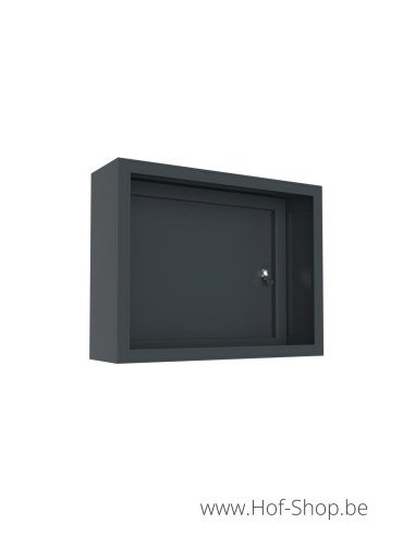 Boxis 547 RAL 7016 opvangbak - brievenopvangkast aluminium