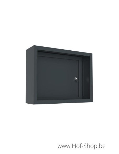 Boxis 547 RAL 7016 opvangbak - brievenopvangkast aluminium